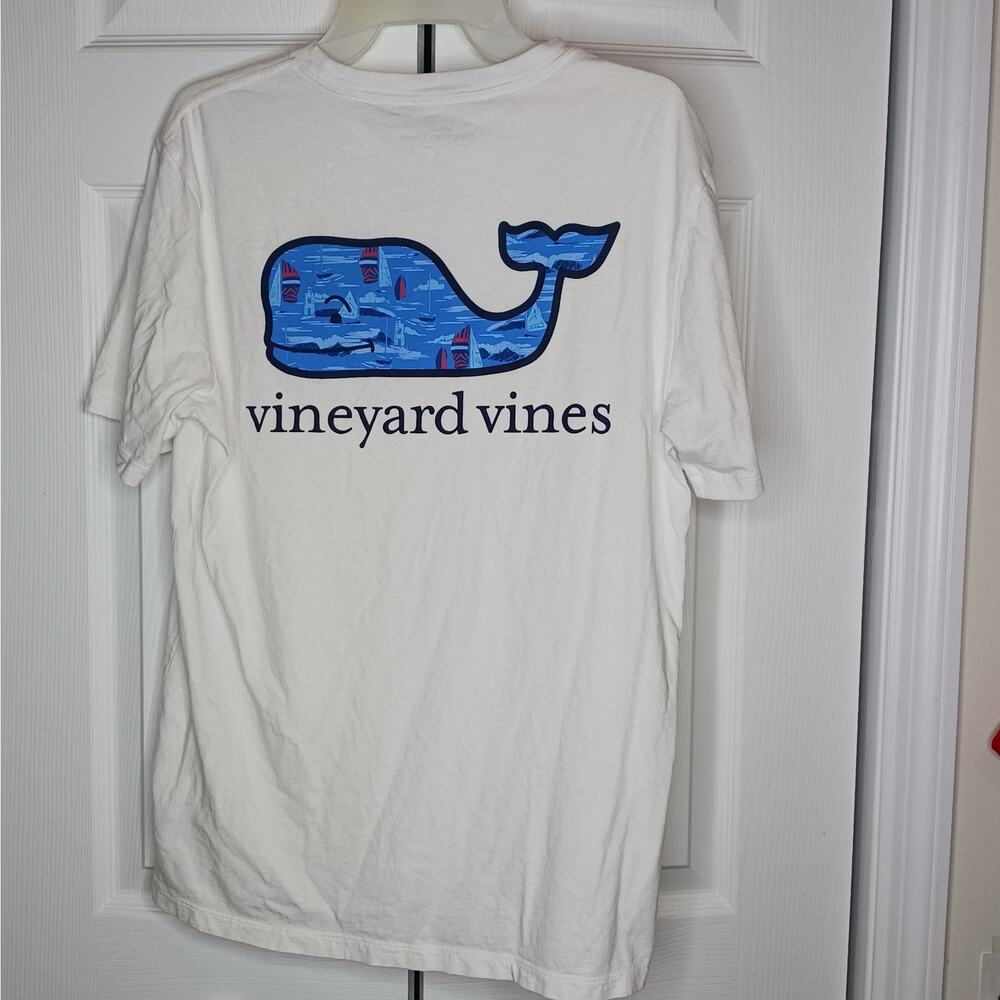 Vineyard Vines Men's 100% Cotton Pocket Tee Size Small - Picture 3 of 8